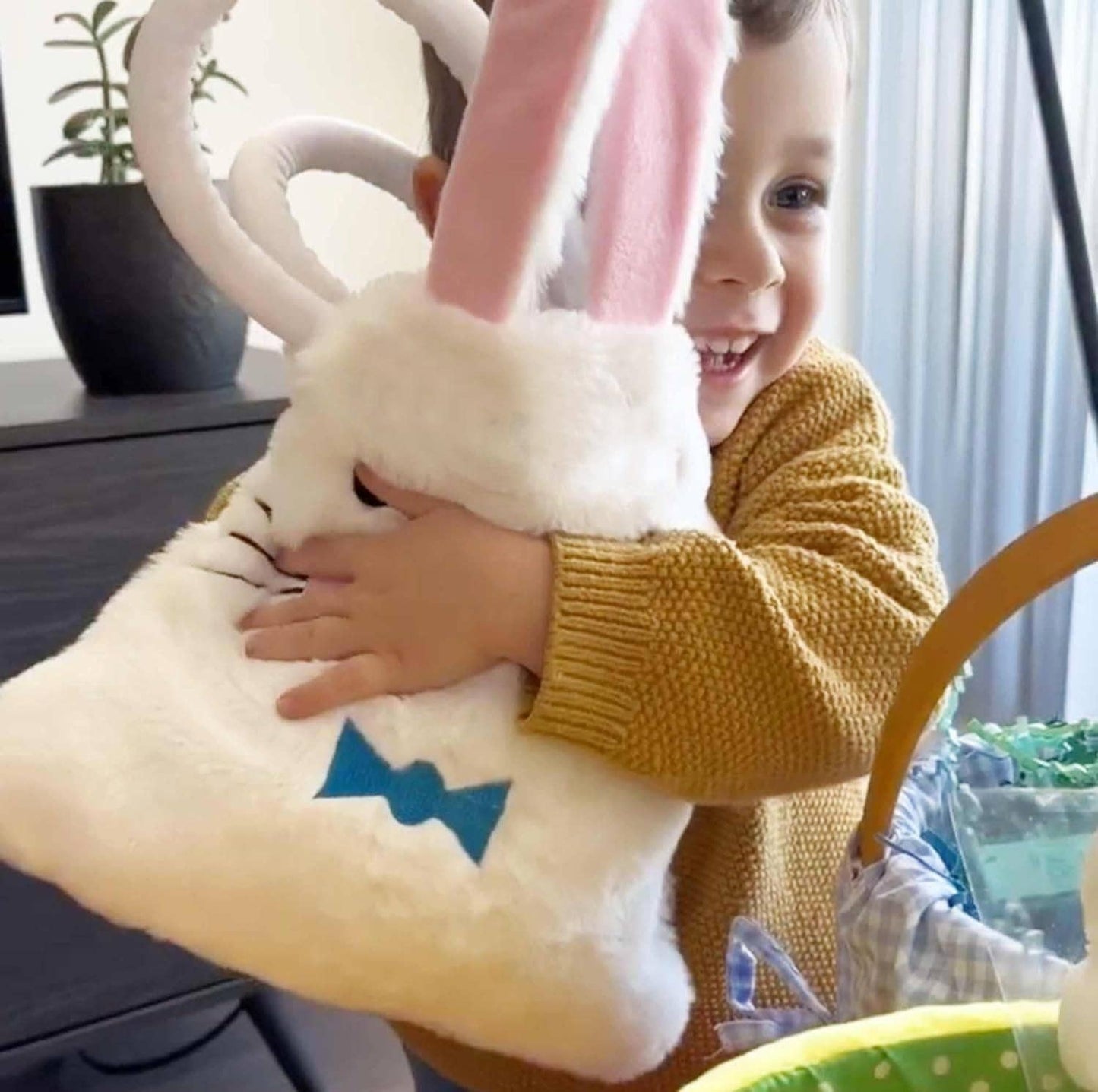 Plush Easter Egg Hunt Bags