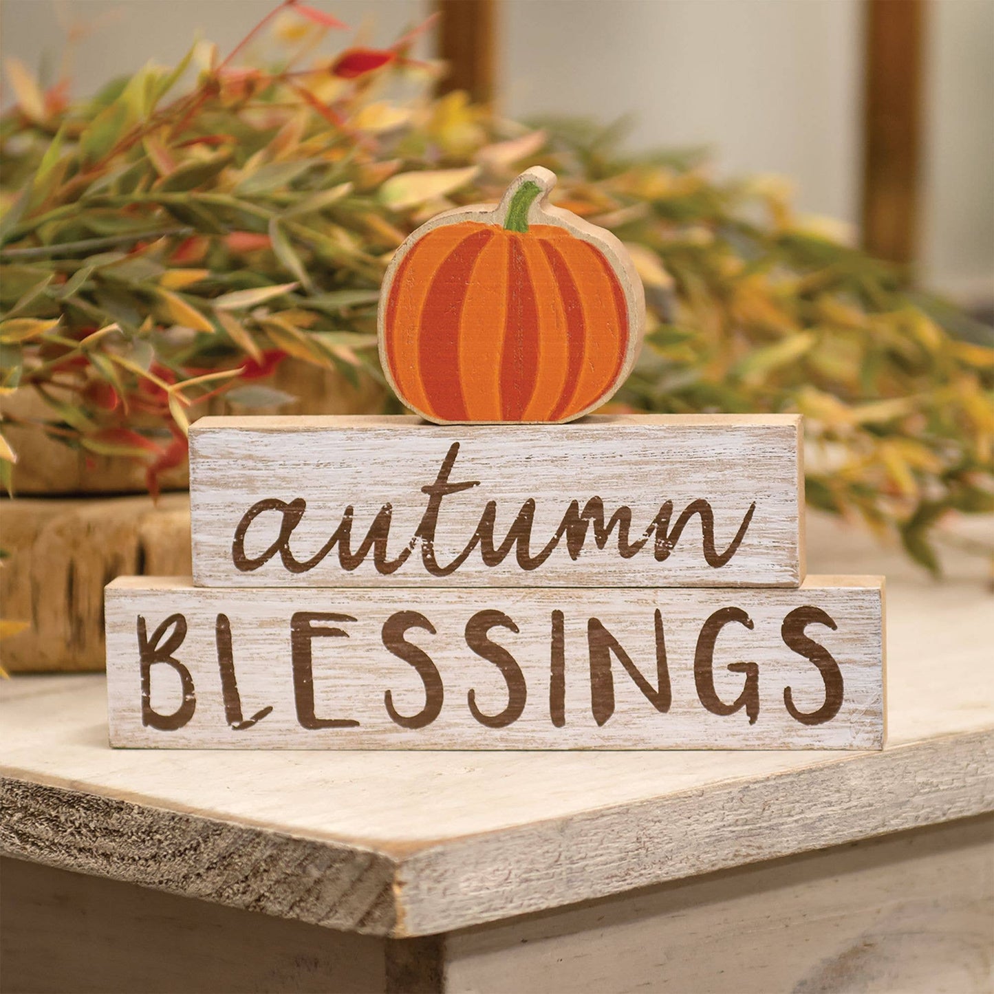 3/Set, Autumn Blessings Pumpkin Stackers