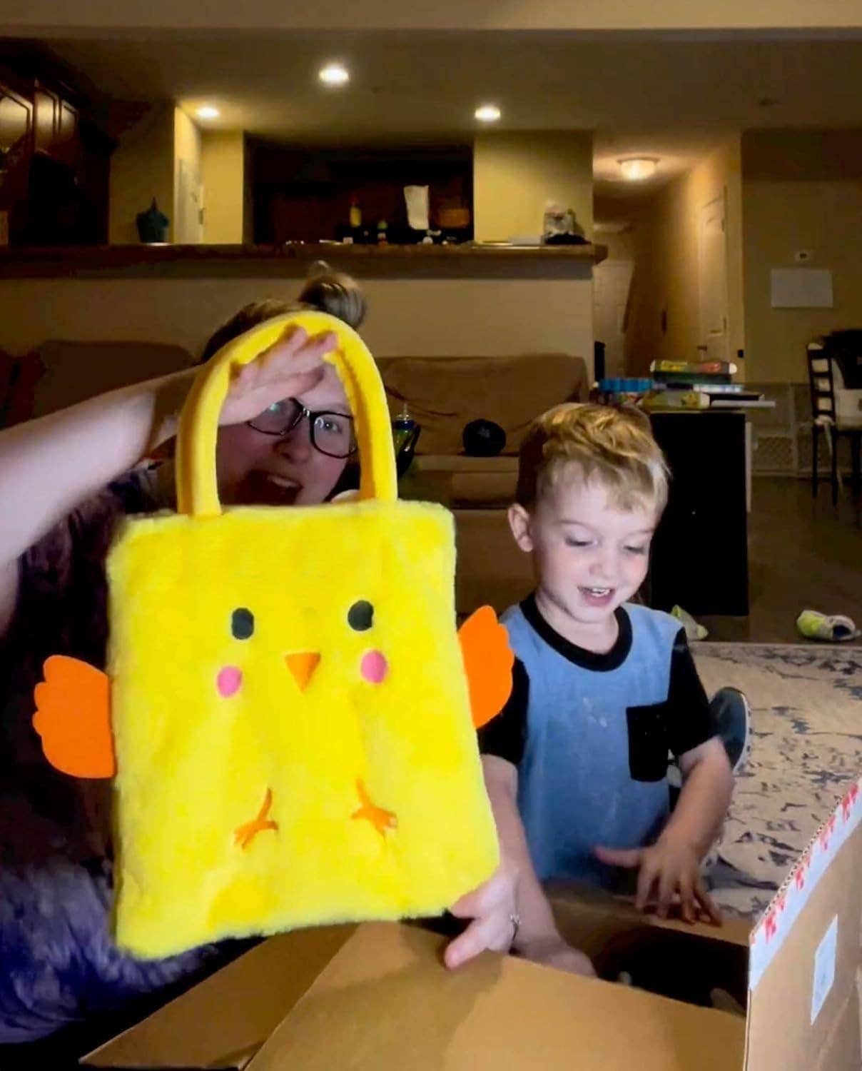 Plush Easter Egg Hunt Bags