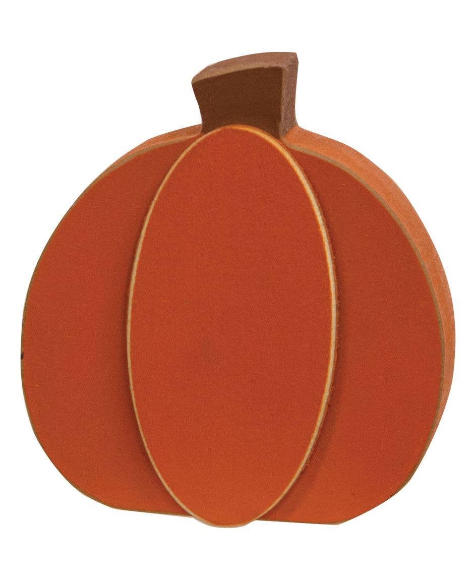 Mini Chunky Pumpkin Sitter, Set/3 Assorted