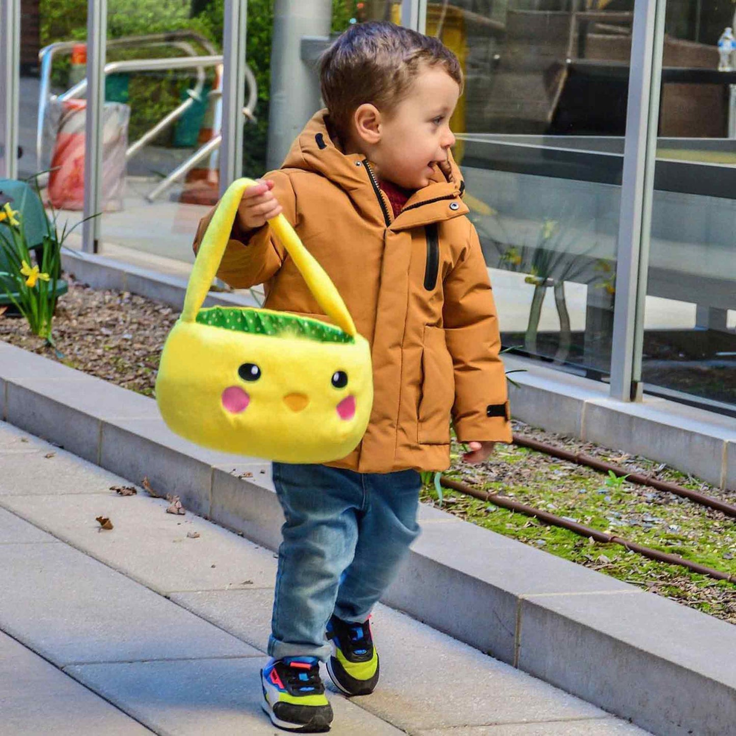 Personalized Plush Easter Basket