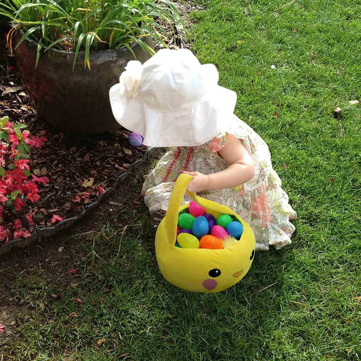 Personalized Plush Easter Basket